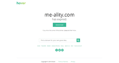 Desktop Screenshot of me-ality.com